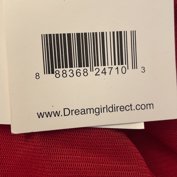 Dreamgirl Garnet Gold Chain BabyDoll NWT - Picture 8 of 8